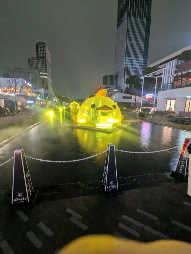 ひよこのデザインのドーム