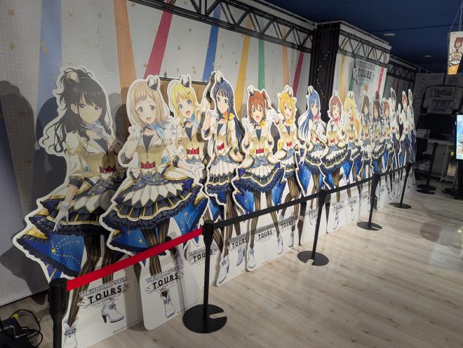 全員分の等身大パネル